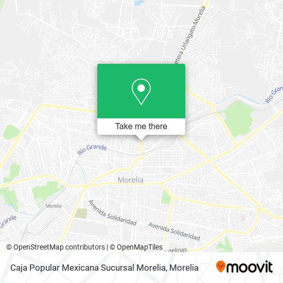 Caja Popular Mexicana Sucursal Morelia map
