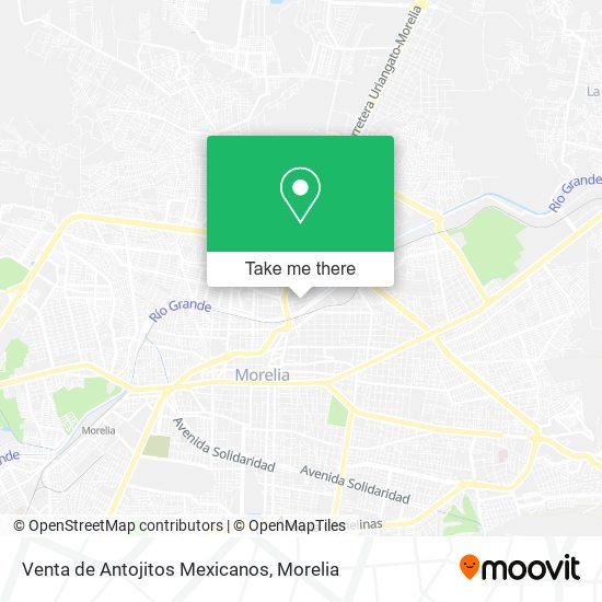 Venta de Antojitos Mexicanos map