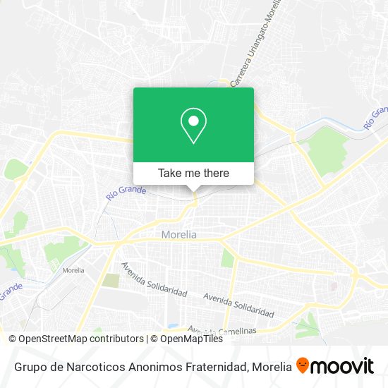 Grupo de Narcoticos Anonimos Fraternidad map