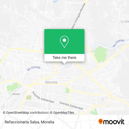 Mapa de Refaccionaria Salya
