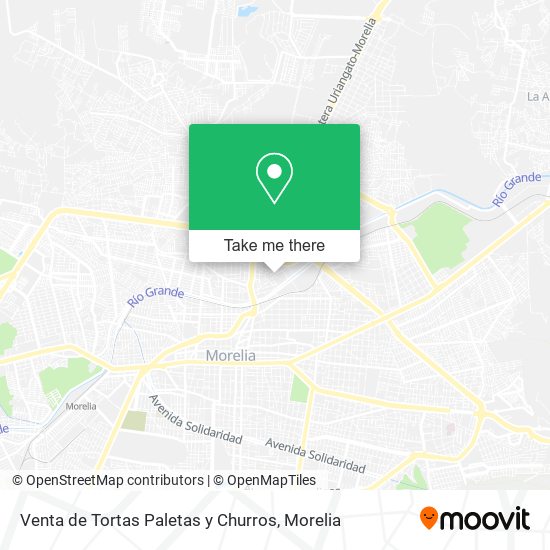 Mapa de Venta de Tortas Paletas y Churros