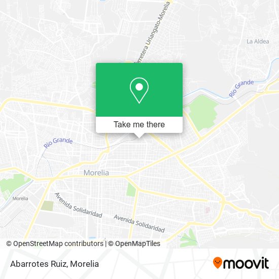 Mapa de Abarrotes Ruiz