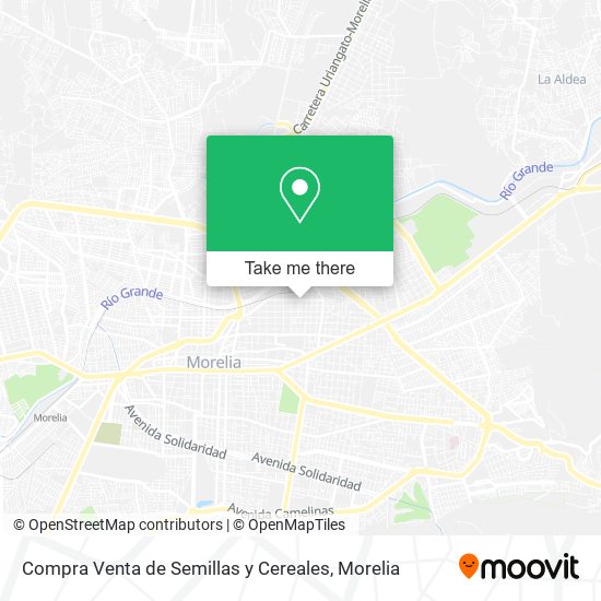 Mapa de Compra Venta de Semillas y Cereales