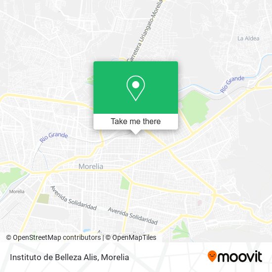 Instituto de Belleza Alis map