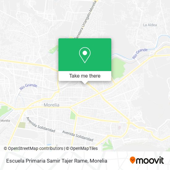Mapa de Escuela Primaria Samir Tajer Rame