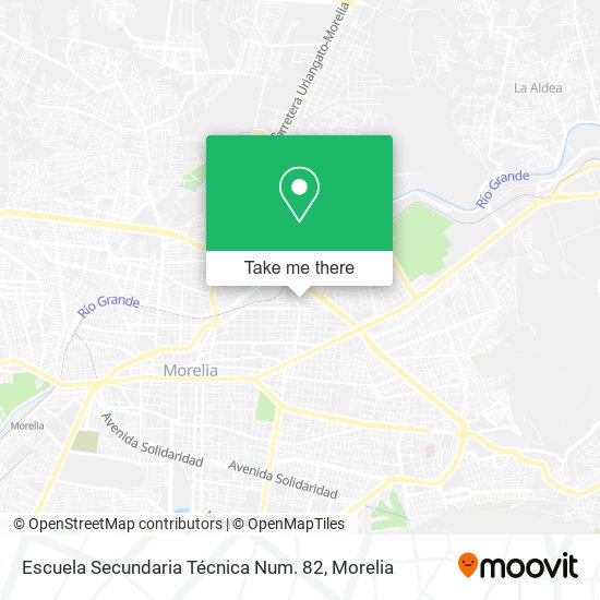Mapa de Escuela Secundaria Técnica Num. 82