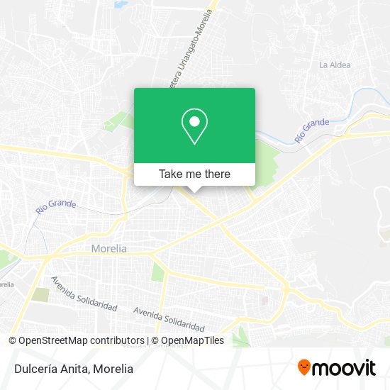 Mapa de Dulcería Anita