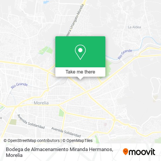 Mapa de Bodega de Almacenamiento Miranda Hermanos