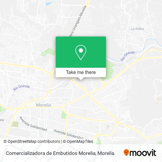 Comercializadora de Embutidos Morelia map