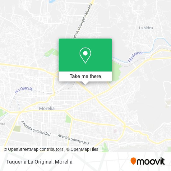 Taquería La Original map