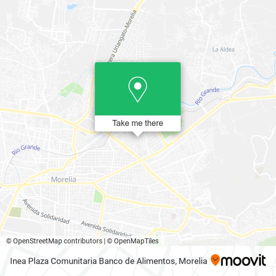 Inea Plaza Comunitaria Banco de Alimentos map
