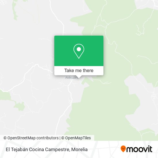 Mapa de El Tejabán Cocina Campestre