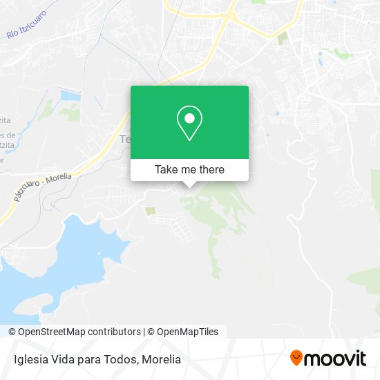 Iglesia Vida para Todos map