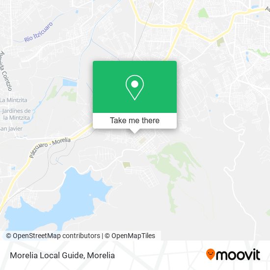 Morelia Local Guide map