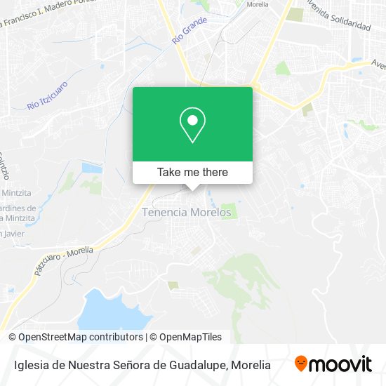 Mapa de Iglesia de Nuestra Señora de Guadalupe
