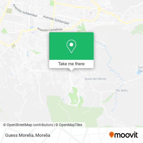 Mapa de Guess Morelia