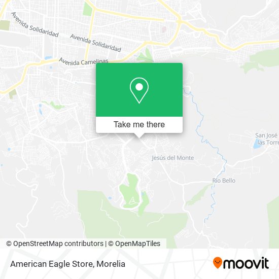 Mapa de American Eagle Store