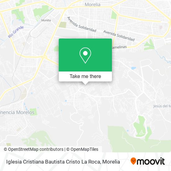 Iglesia Cristiana Bautista Cristo La Roca map
