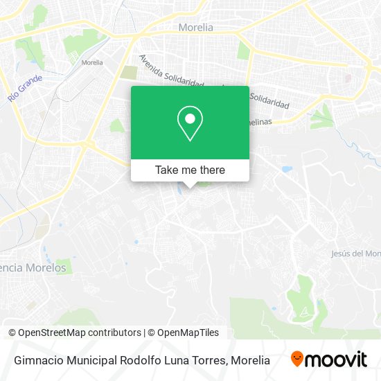Gimnacio Municipal Rodolfo Luna Torres map