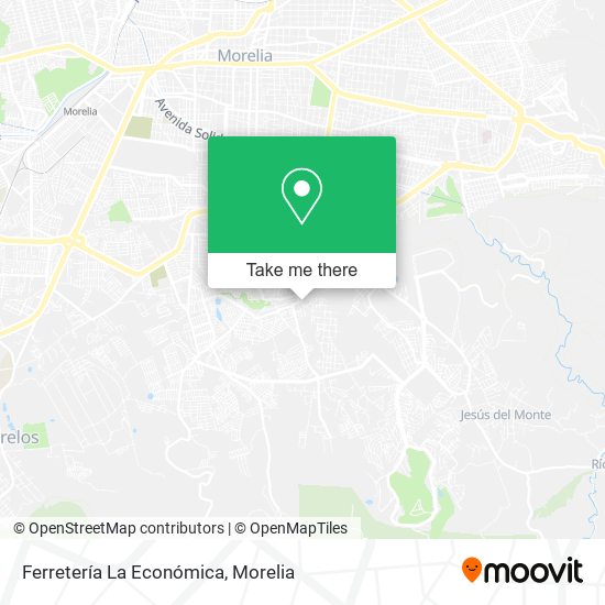 Mapa de Ferretería La Económica