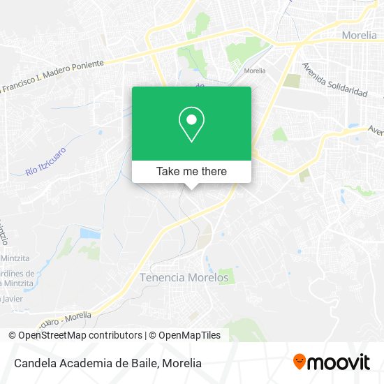 Candela Academia de Baile map