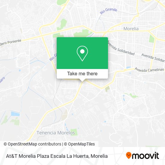 At&T Morelia Plaza Escala La Huerta map