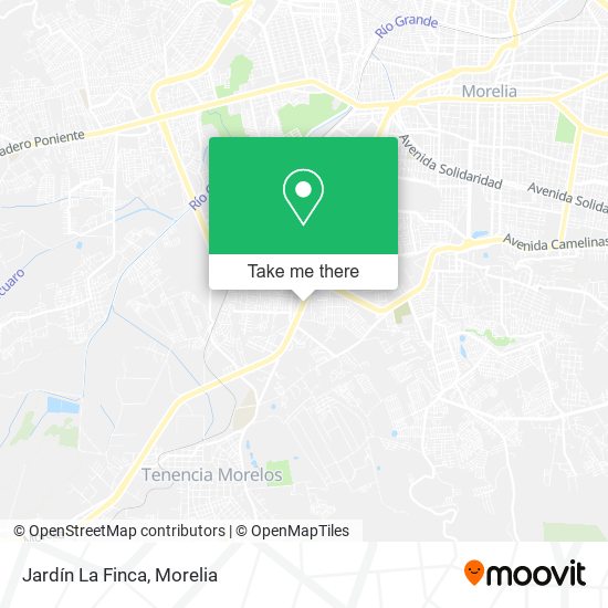 Mapa de Jardín La Finca