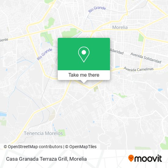 Mapa de Casa Granada Terraza Grill