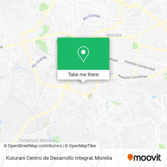 Mapa de Kuturani Centro de Desarrollo Integral
