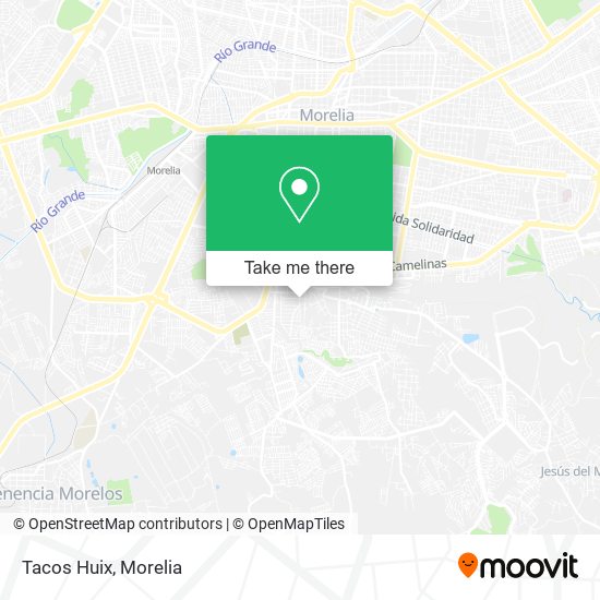 Mapa de Tacos Huix