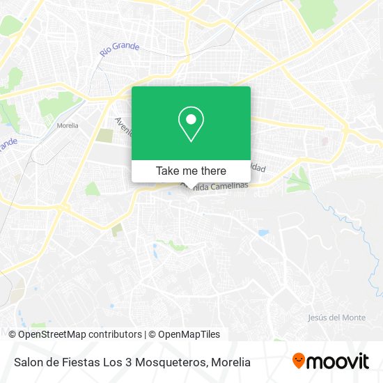 Salon de Fiestas Los 3 Mosqueteros map