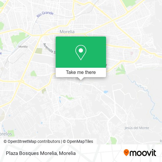 Mapa de Plaza Bosques Morelia