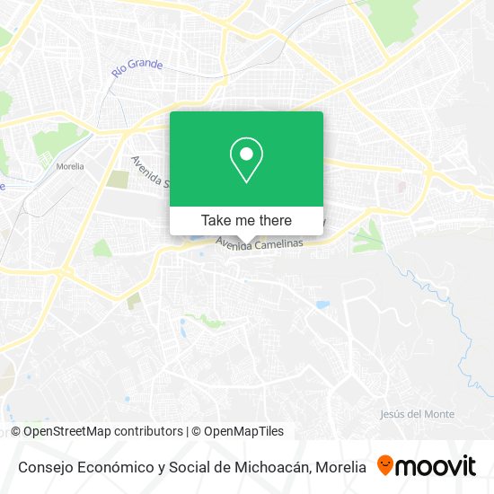 Consejo Económico y Social de Michoacán map