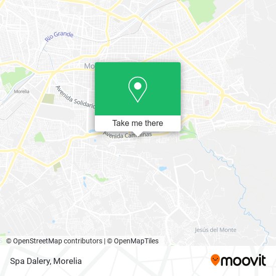 Mapa de Spa Dalery