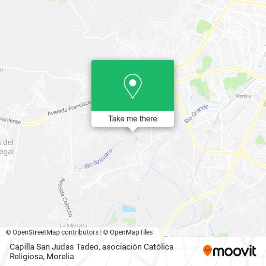 Capilla San Judas Tadeo, asociación Católica Religiosa map