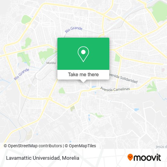 Lavamattic Universidad map