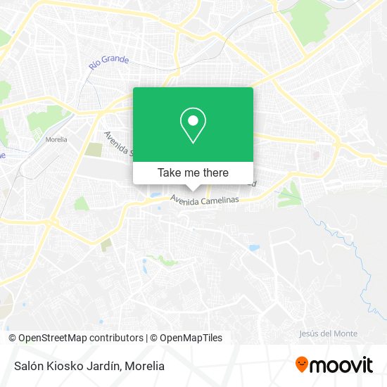 Mapa de Salón Kiosko Jardín