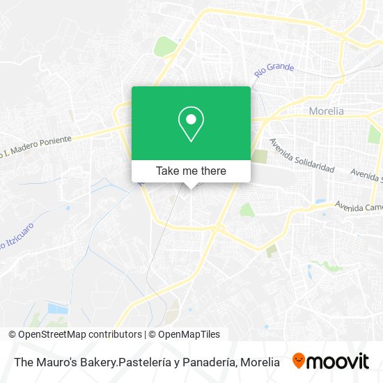 The Mauro's Bakery.Pastelería y Panadería map