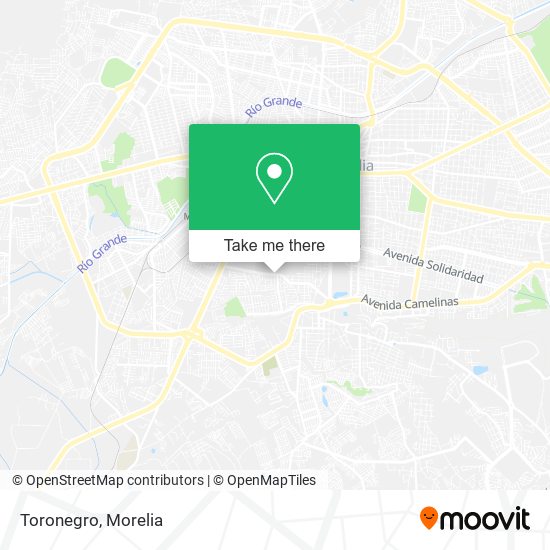 Mapa de Toronegro