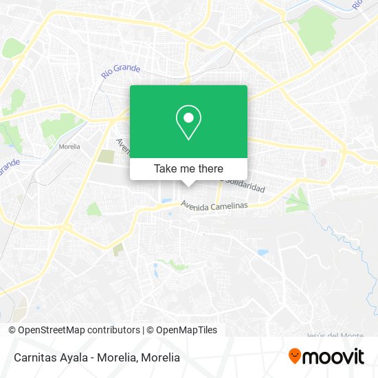Mapa de Carnitas Ayala - Morelia