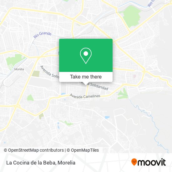 Mapa de La Cocina de la Beba