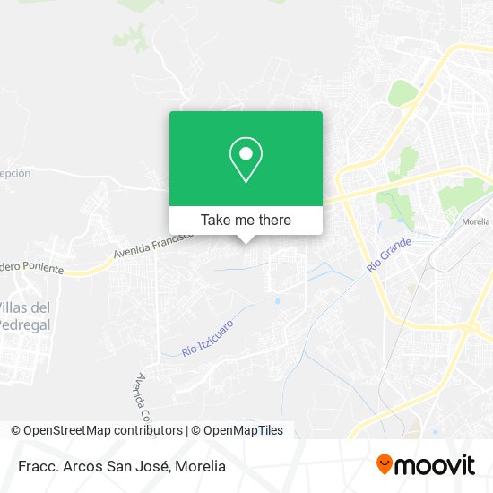 Fracc. Arcos San José map