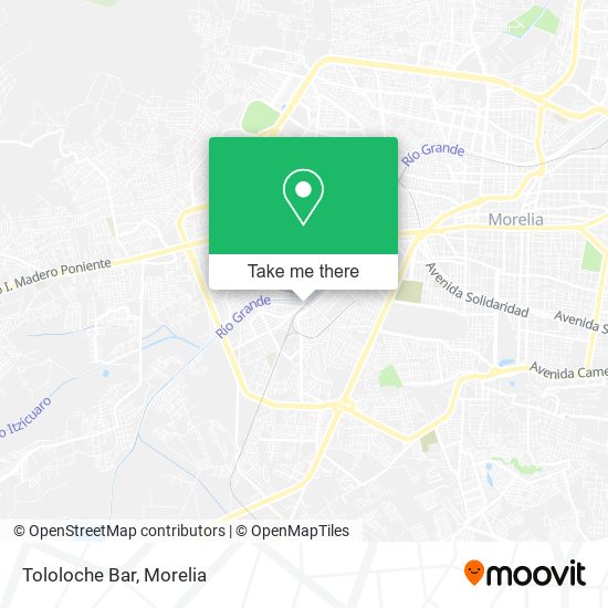 Mapa de Tololoche Bar