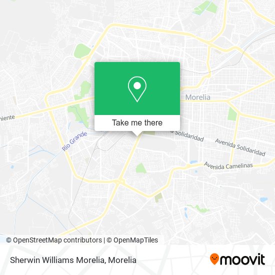 Sherwin Williams Morelia map