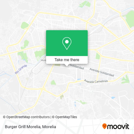 Mapa de Burger Grill Morelia