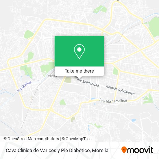 Mapa de Cava Clínica de Varices y Pie Diabético