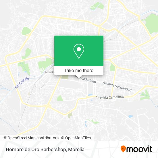 Hombre de Oro Barbershop map