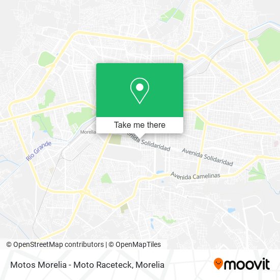 Motos Morelia - Moto Raceteck map