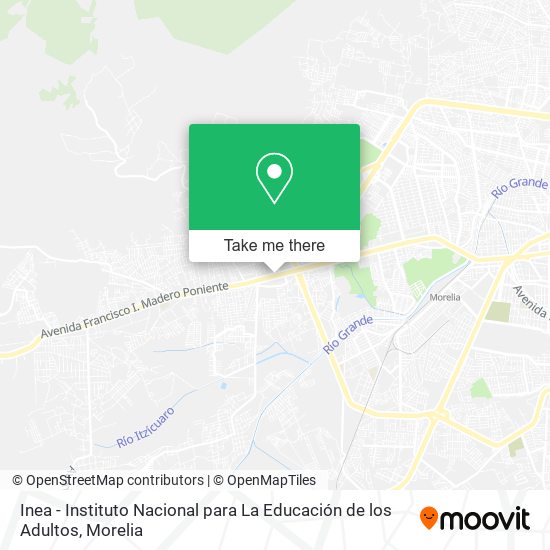 Inea - Instituto Nacional para La Educación de los Adultos map