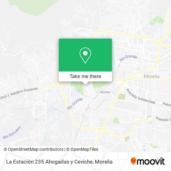 Mapa de La Estación 235 Ahogadas y Ceviche